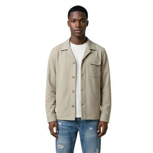 Antony Morato Beige Polyester Full-Length Men's Jacket